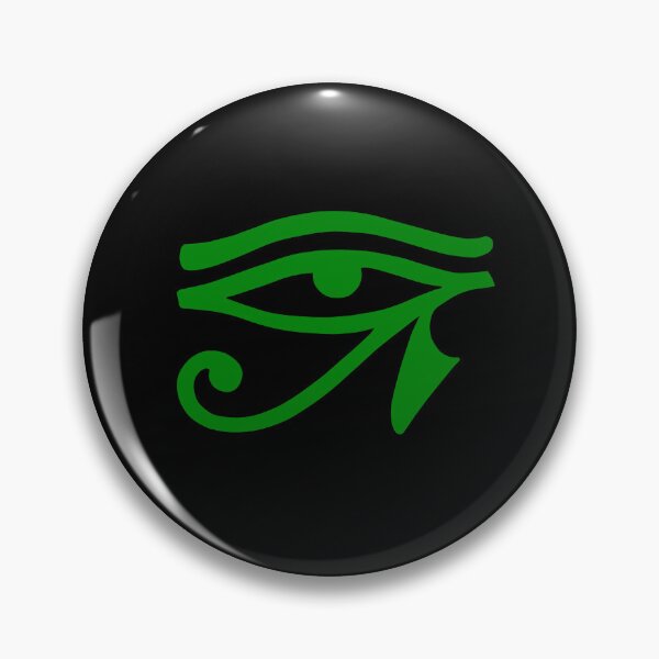 Item preview, Green Eye of Horus symbol designed and sold by effervescence.