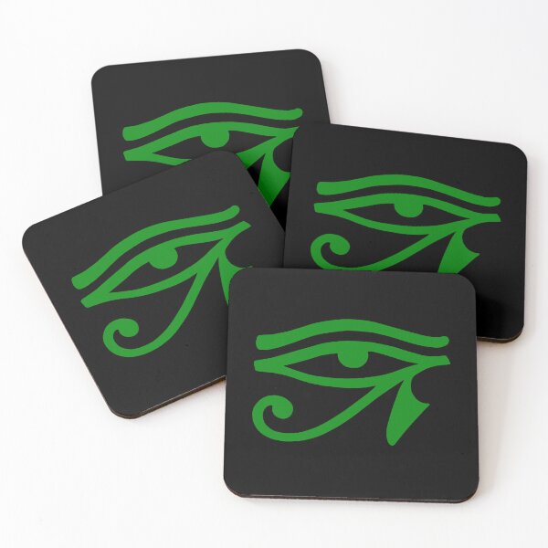 Item preview, Green Eye of Horus symbol designed and sold by effervescence.