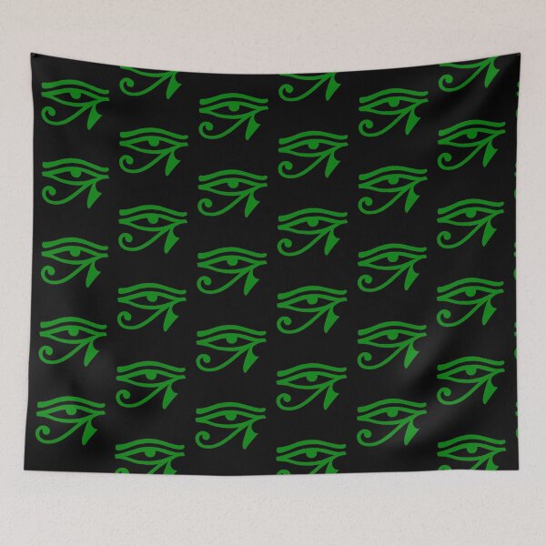 Item preview, Green Eye of Horus symbol designed and sold by effervescence.
