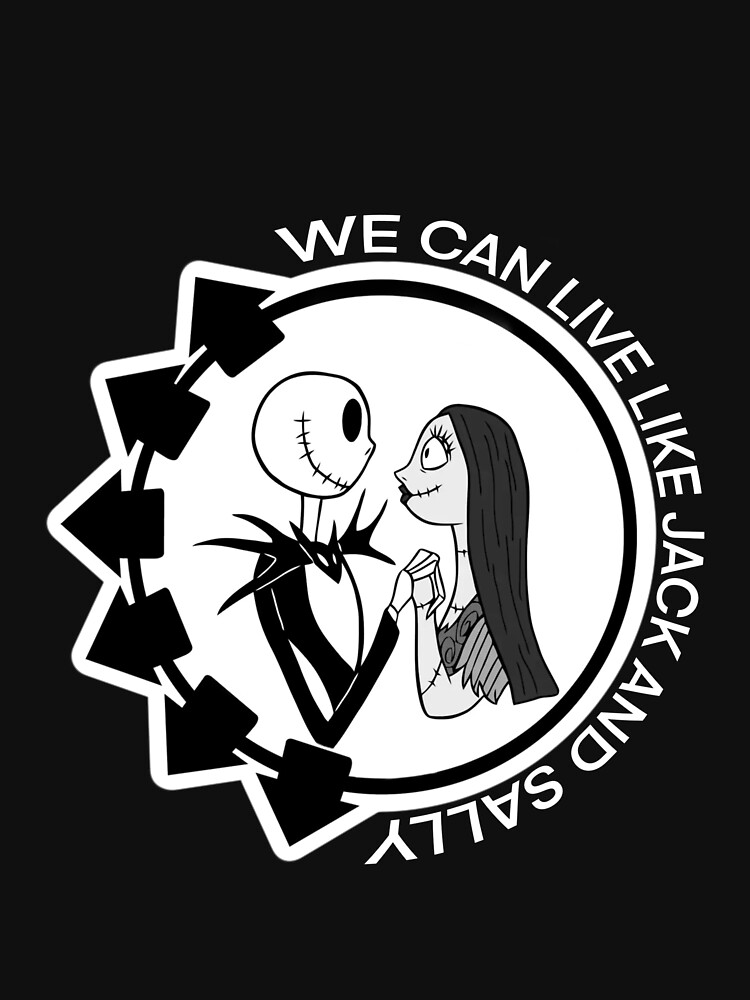 Disover we can live like jack and sally blink lyrics | Essential T-Shirt 