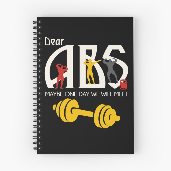 Item preview, Dear Abs, Maybe One Day We Will Meet, Funny Gym Quote designed and sold by OB-Store.