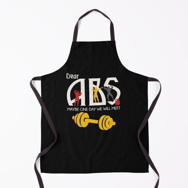 Item preview, Dear Abs, Maybe One Day We Will Meet, Funny Gym Quote designed and sold by OB-Store.