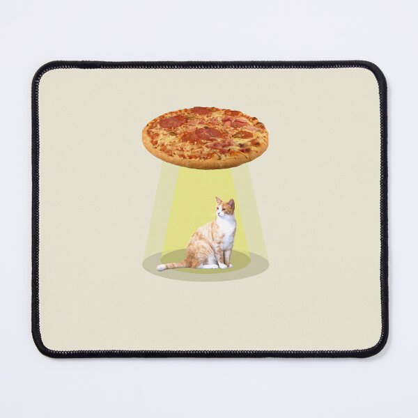 Item preview, Pizza UFO and Cat designed and sold by RedFlowerful.