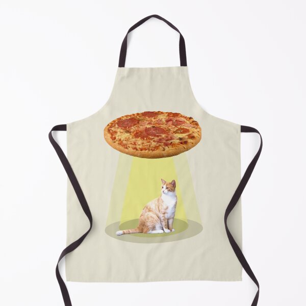 Item preview, Pizza UFO and Cat designed and sold by RedFlowerful.