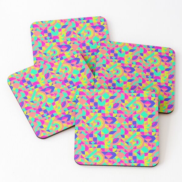 Item preview, geometric colorful patterns conceptual Art - Abstract Neo Geo graphic design designed and sold by Design Repo.