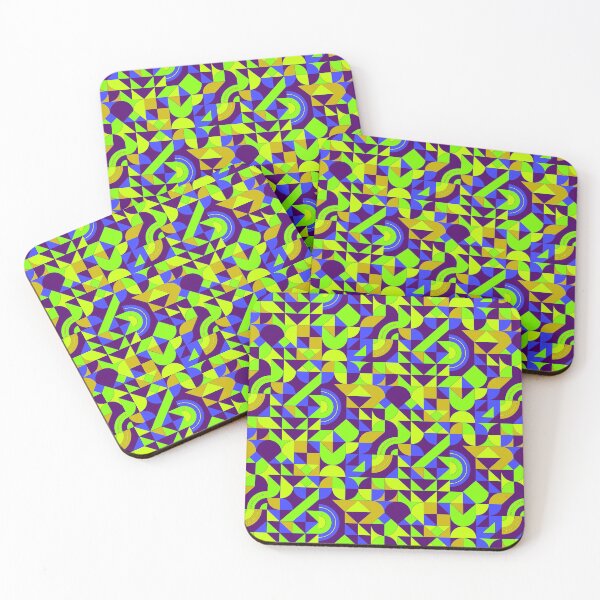 Item preview, geometric colorful patterns conceptual Art - Abstract Neo Geo graphic design designed and sold by Design Repo.