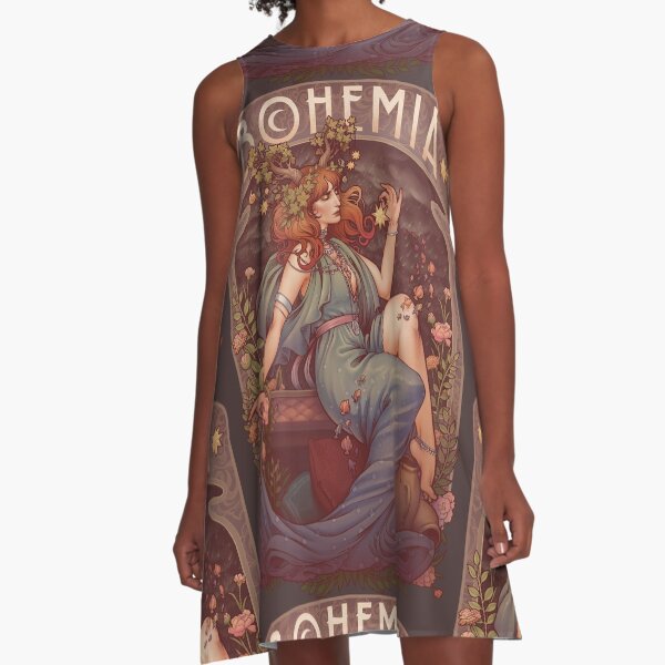 für magische Wesen.
von Medusa Dollmaker. A-Linien Kleid