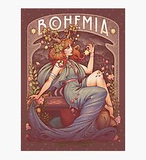 Lámina fotográfica Art Nouveau BOHEMIA