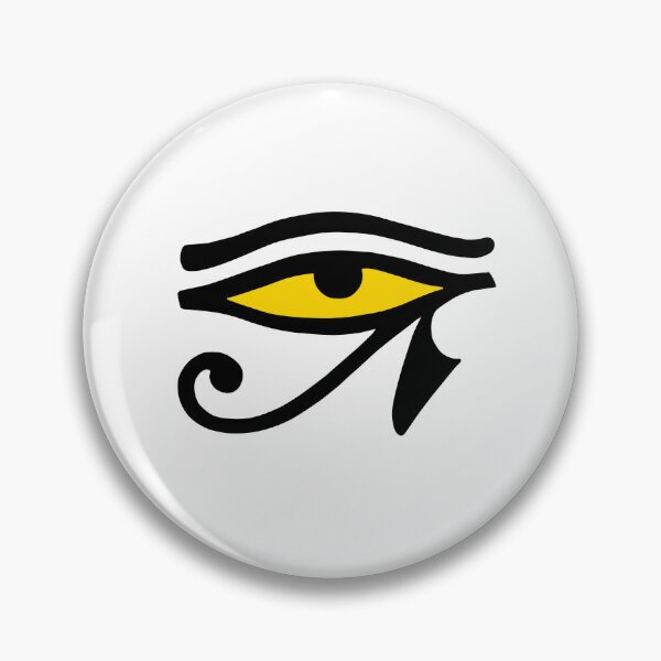 Item preview, Black/Yellow Eye of Horus symbol designed and sold by effervescence.