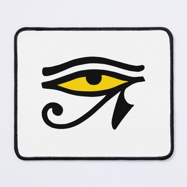 Item preview, Black/Yellow Eye of Horus symbol designed and sold by effervescence.