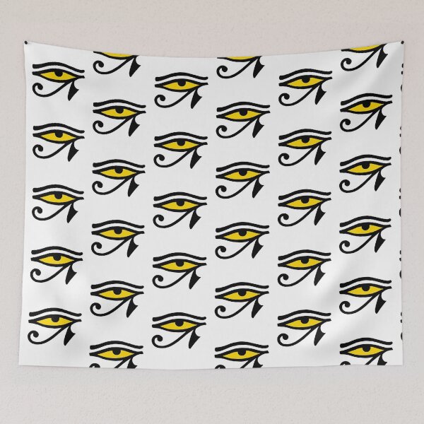 Item preview, Black/Yellow Eye of Horus symbol designed and sold by effervescence.