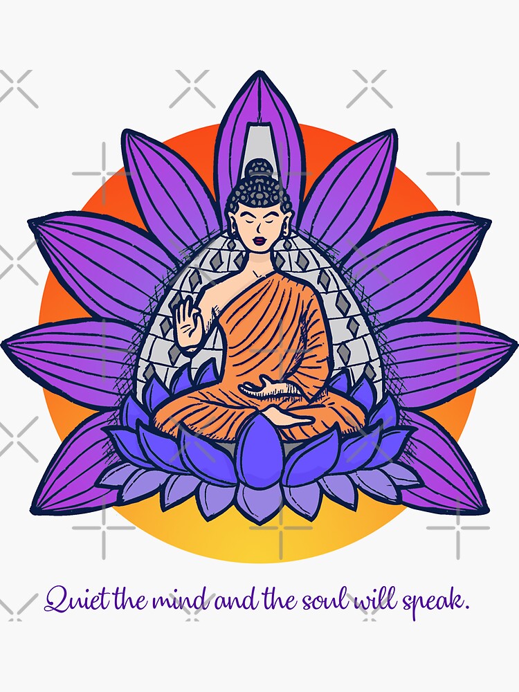 Om Sticker Yoga Spiritual Peaceful Colorful Inspiring Water Bottle Stickers  Gift Unique Art Laptop Vinyl Large Small Stickers 