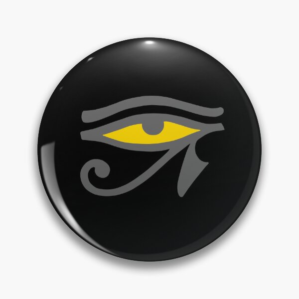 Item preview, Grey/Yellow Eye of Horus symbol designed and sold by effervescence.