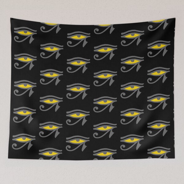 Item preview, Grey/Yellow Eye of Horus symbol designed and sold by effervescence.