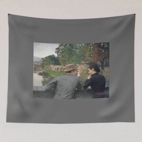 Item preview, Les Amoureux - The Lovers - Émile Friant - 1888 Classic designed and sold by ianeDales1896.