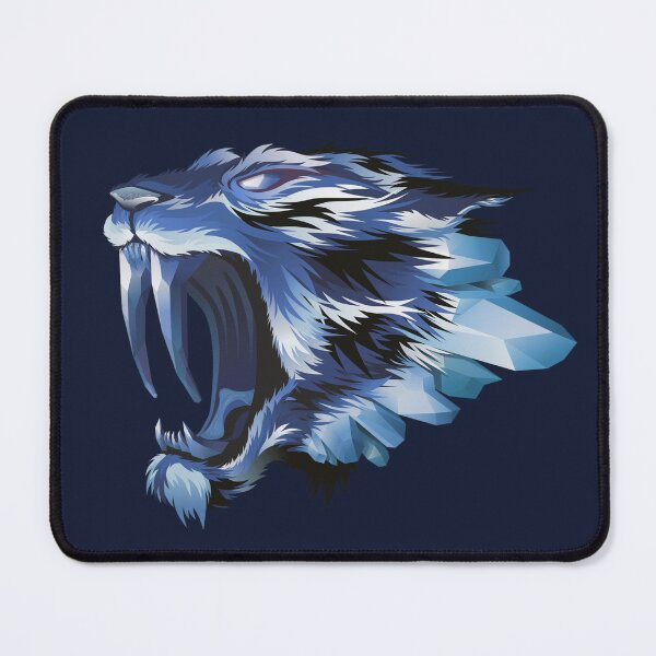 Item preview, Roaring Crystal Sabertooth Tiger - Feline Lover designed and sold by TheEndlessStore.