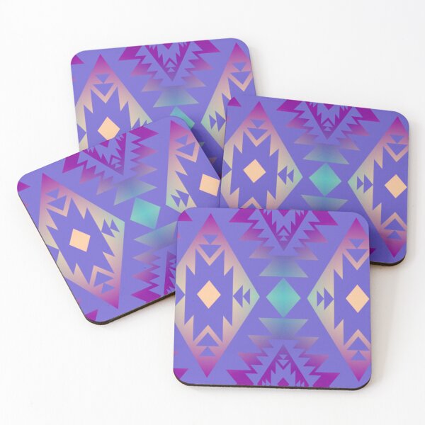 Artikelvorschau, Purple / Light Pink  / Green Native Print Geo entworfen und verkauft von JMWCD.