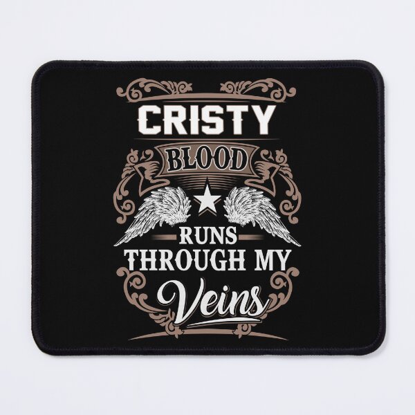 Artikelvorschau, Cristy Name T Shirt - Cristy Blood Runs Through My Veins Gift Item Tee entworfen und verkauft von wardorion9.
