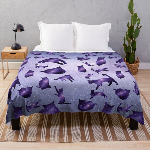 Item preview, Purple Space Cats designed and sold by catladyjoy.