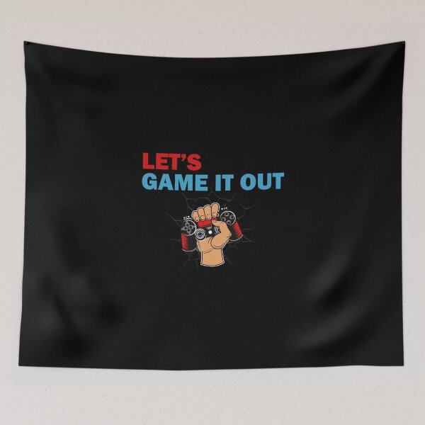 Item preview, Lets Game It Out White Essential T-Shirt designed and sold by verarheaf9.