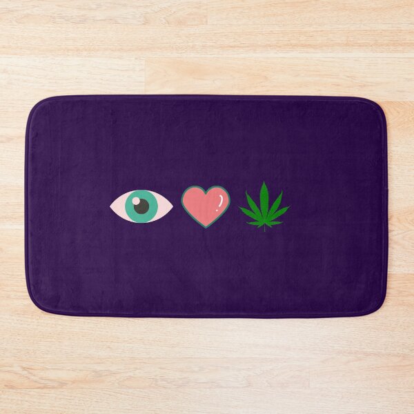 Item preview, eye heart weed designed and sold by CabbageNClouds.