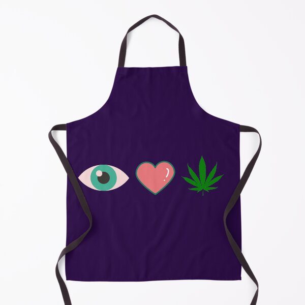 Item preview, eye heart weed designed and sold by CabbageNClouds.
