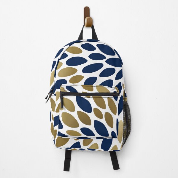 Artikelvorschau, Floral Bloom Navy and Gold entworfen und verkauft von meggydesigns.