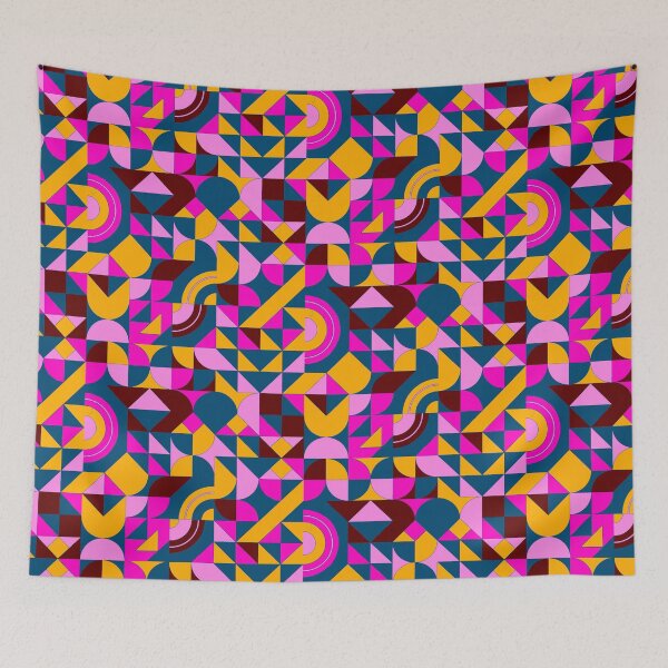 Item preview, geometric colorful patterns conceptual Art - Abstract Neo Geo graphic design designed and sold by Design Repo.