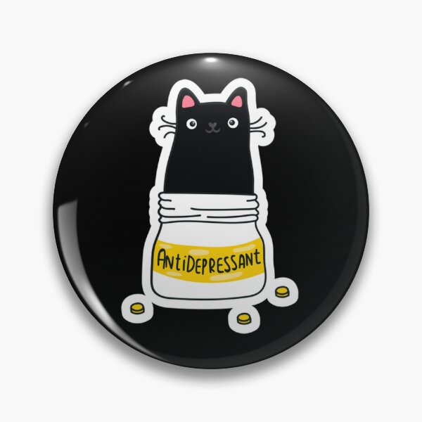 Item preview, antidepressant cat designed and sold by stokesk391.