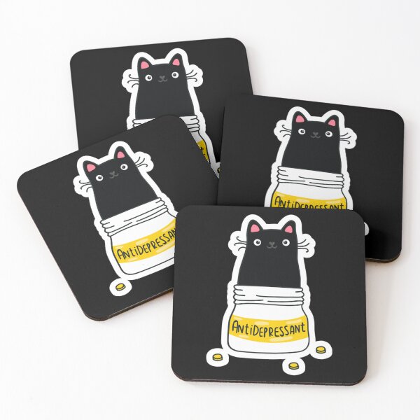 Item preview, antidepressant cat designed and sold by stokesk391.