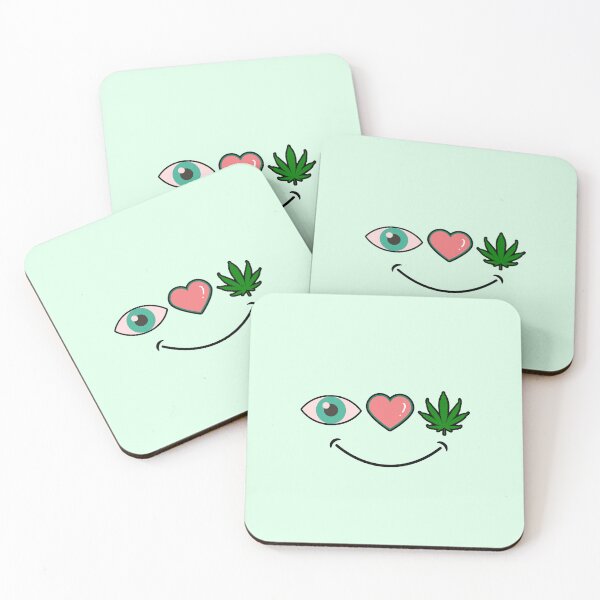 Item preview, I love weed face designed and sold by CabbageNClouds.