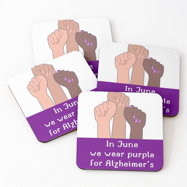 Item preview, In June we wear purple for Alzheimer's Awareness Shirt designed and sold by Evanka.
