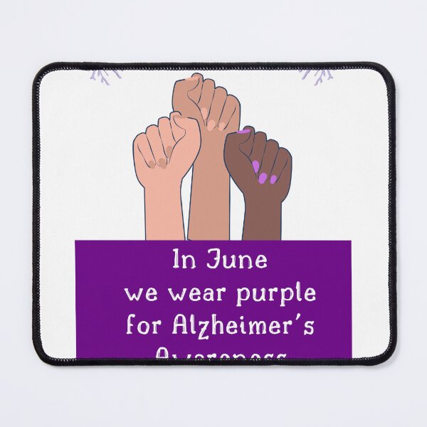 Item preview, In June we wear purple for Alzheimer's Awareness Shirt designed and sold by Evanka.