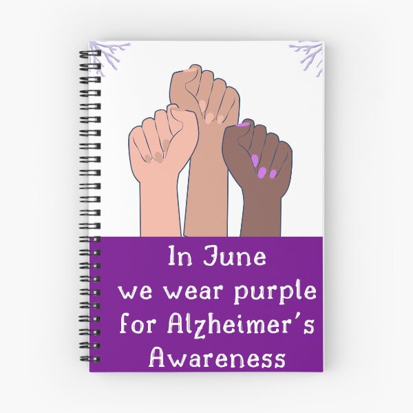 Item preview, In June we wear purple for Alzheimer's Awareness Shirt designed and sold by Evanka.