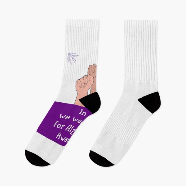 Item preview, In June we wear purple for Alzheimer's Awareness Shirt designed and sold by Evanka.