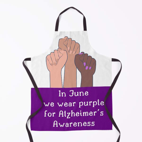 Item preview, In June we wear purple for Alzheimer's Awareness Shirt designed and sold by Evanka.