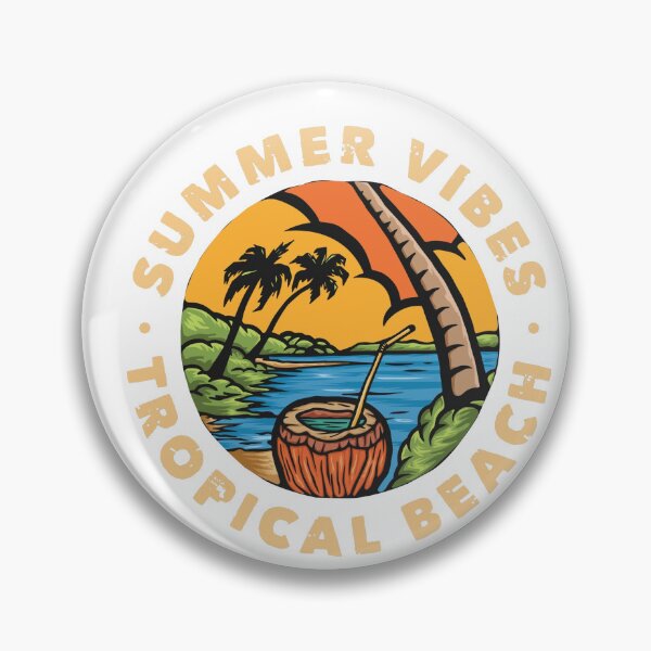 Item preview, Summer Vibes Tropica Beach T-Shirt designed and sold by iratsaimaseshop.