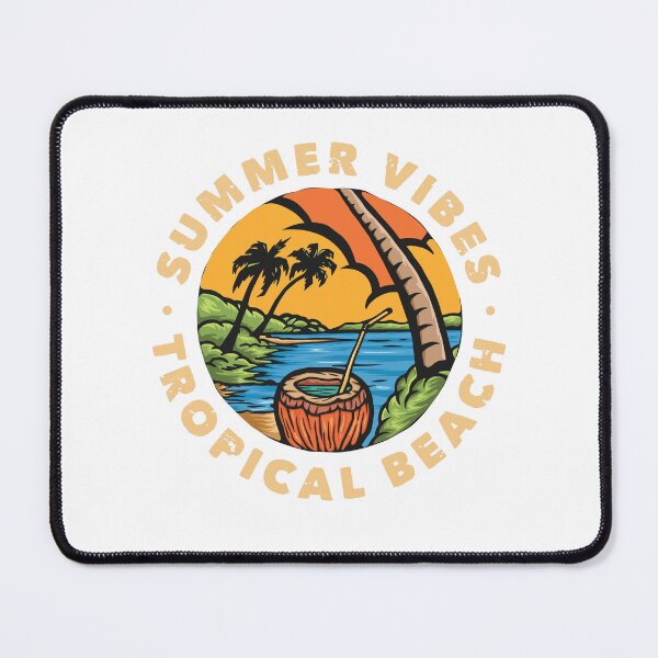 Item preview, Summer Vibes Tropica Beach T-Shirt designed and sold by iratsaimaseshop.