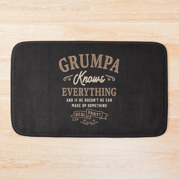 Item preview, Mens Grumpa Knows Everything Funny Father's Day designed and sold by cidolopez.