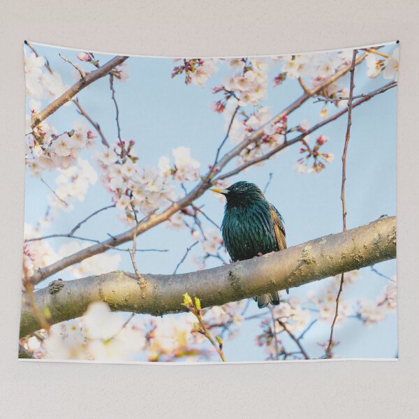 Item preview, Cherry Blossom Tree with Bird designed and sold by VickyGood.