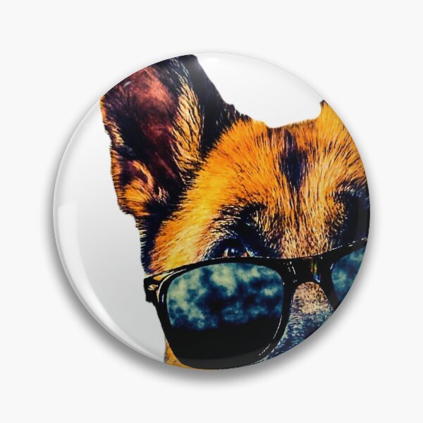 Item preview, Funny Cool Peeking German Shepherd Head designed and sold by McCrea06.