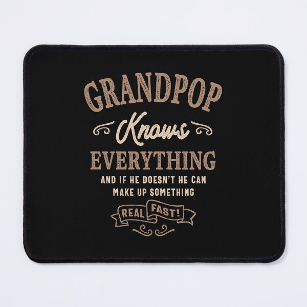 Item preview, Mens Grandpop Knows Everything Funny Father's Day designed and sold by cidolopez.