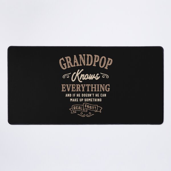 Item preview, Mens Grandpop Knows Everything Funny Father's Day designed and sold by cidolopez.
