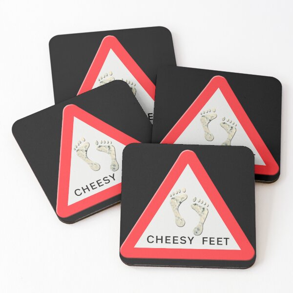 Item preview, Illustration - Cheesy feet Warning sign designed and sold by funkyworm.