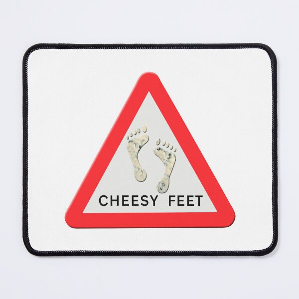 Item preview, Illustration - Cheesy feet Warning sign designed and sold by funkyworm.