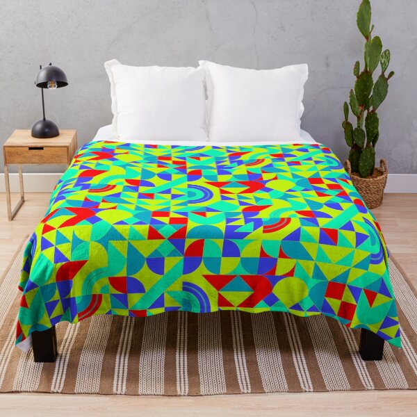 Item preview, geometric colorful patterns conceptual Art - Abstract Neo Geo graphic design designed and sold by Design Repo.