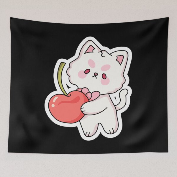 Item preview, cat cherry designed and sold by stokesk391.