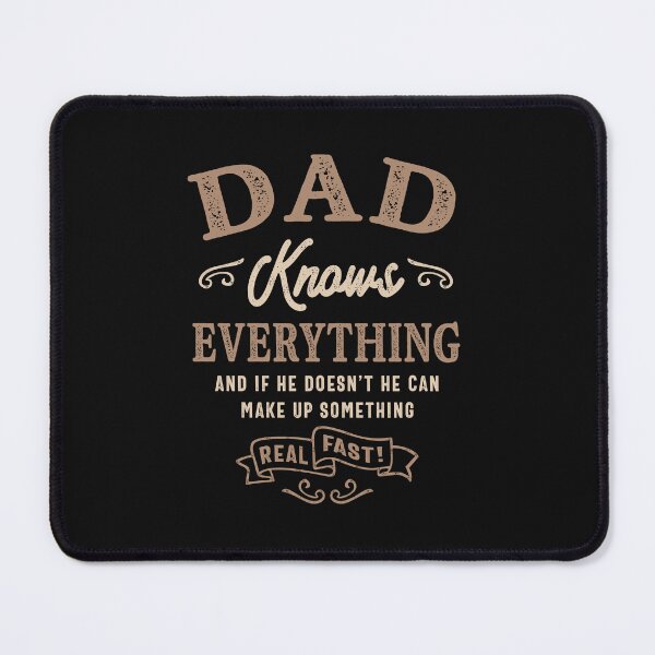Item preview, Mens Dad Knows Everything Funny Father's Day designed and sold by cidolopez.