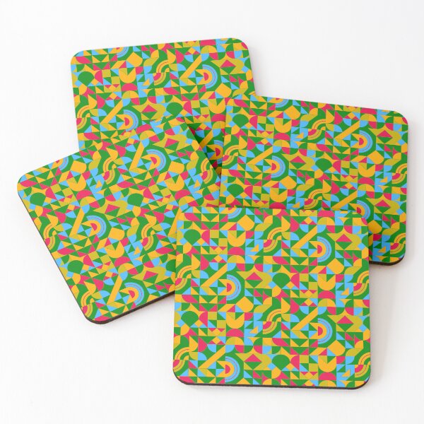 Item preview, geometric colorful patterns conceptual Art - Abstract Neo Geo graphic design designed and sold by Design Repo.