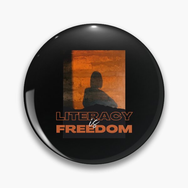 Item preview, Literacy is Freedom designed and sold by Pixelish.